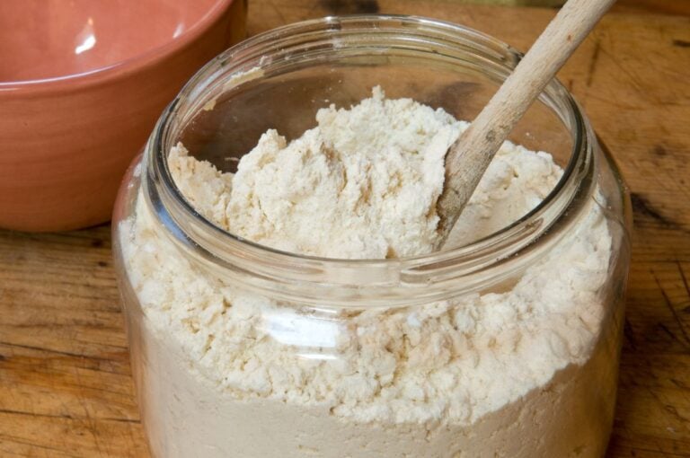 Checking an Old Jar of Flour