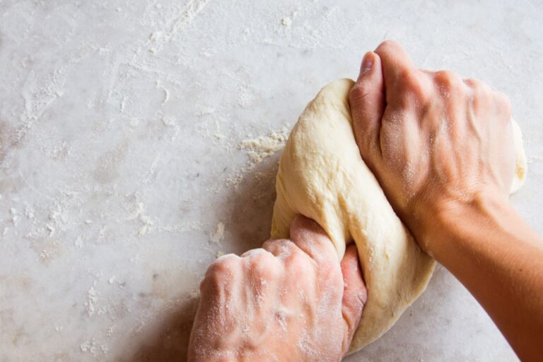Kneading Dough By Hand