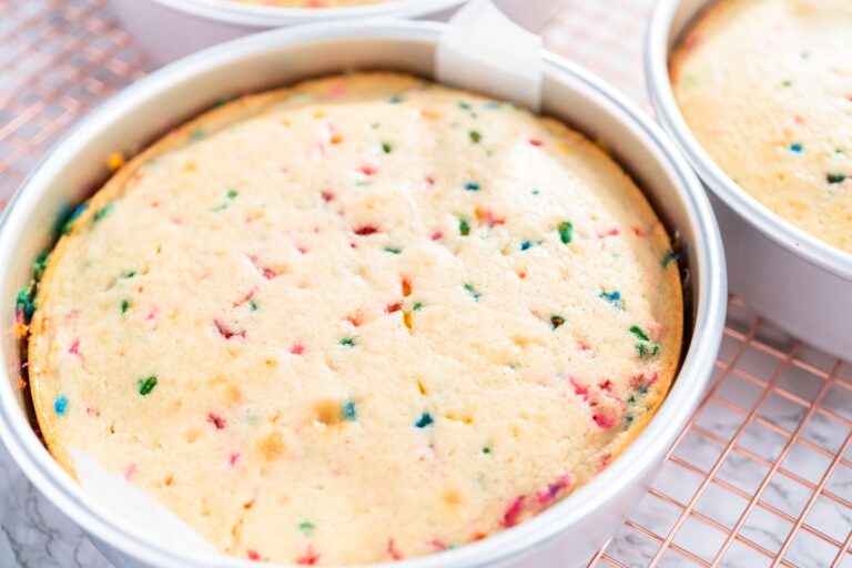 Cakes Cooling on a Rack