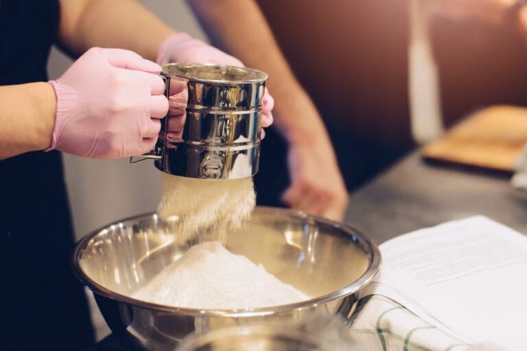 Sifting Flour
