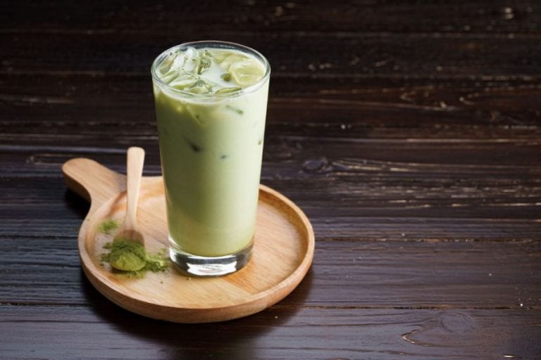 Iced Green Tea Latte