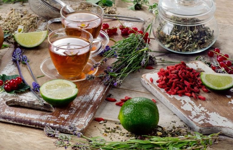 Making herbal tea
