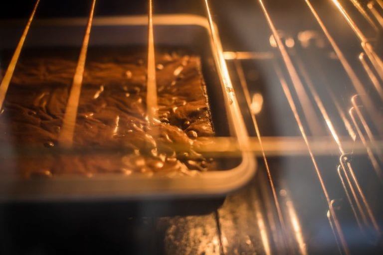 Brownies in Oven