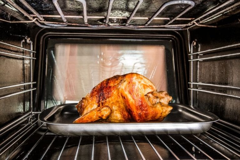 Chicken on Pan in the Oven
