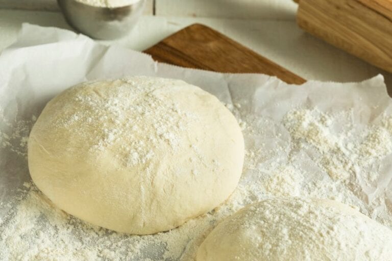 Raw Organic White Pizza Dough Ball