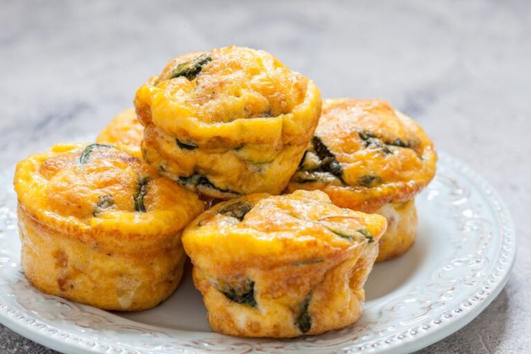 Egg Muffins on a Plate