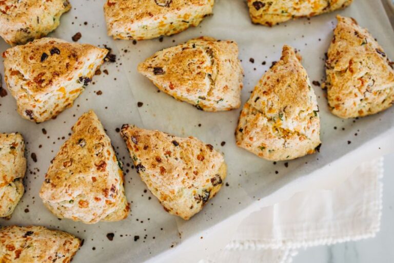 Bacon, Cheddar, and Green Onion Scones