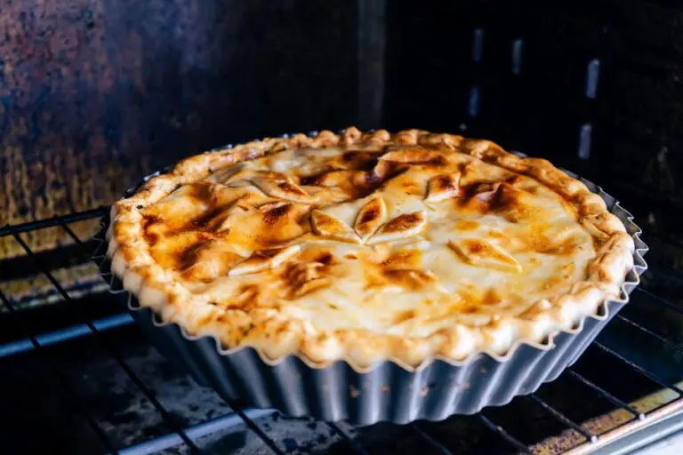 Quiche in Oven