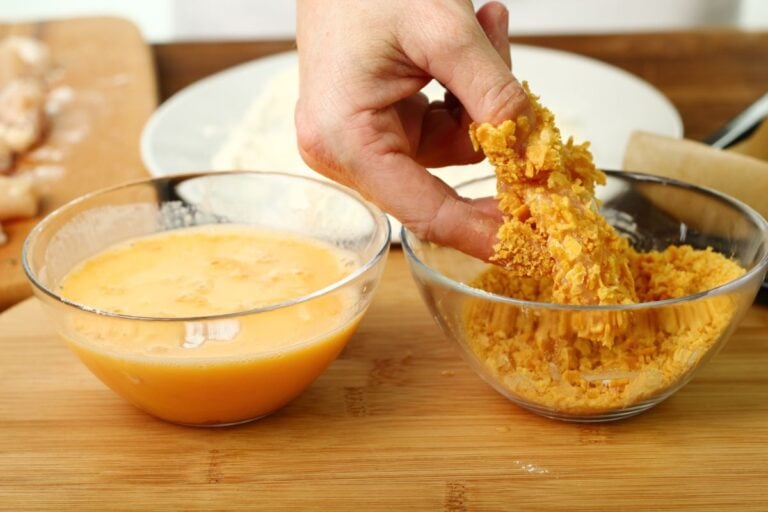 Using Corn Flakes as Chicken Breading