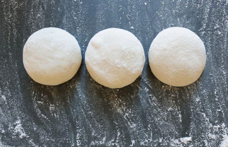Three Balls of Fresh Homemade Dough