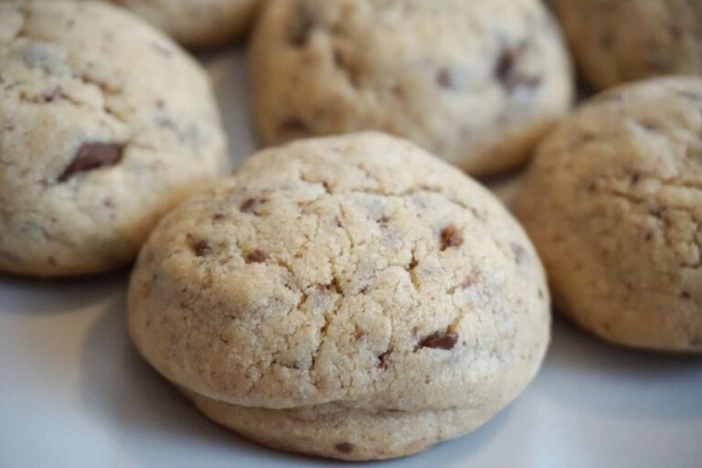 Homemade Soft Cookie With Organic Ingredients and Chocolate