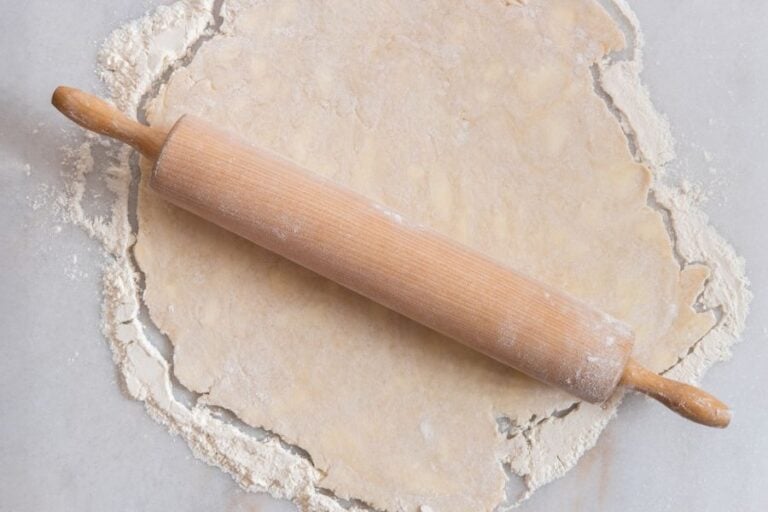 Rolling Out a Pie Crust on the Counter