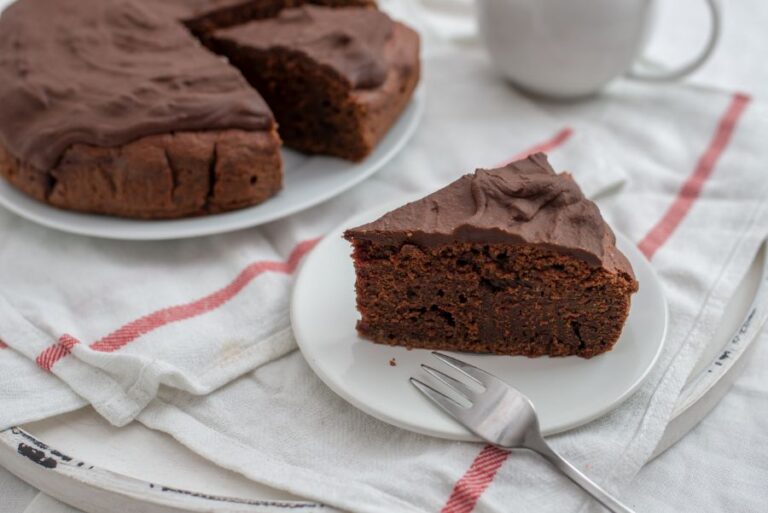 Slice of Chocolate Beet Root Cake