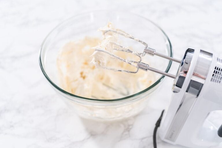 Mixing Frosting in a Bowl