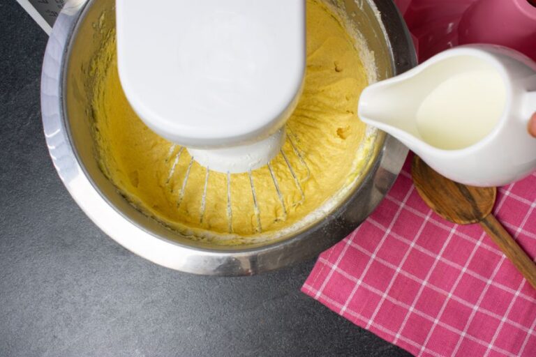 Preparing Cake Batter