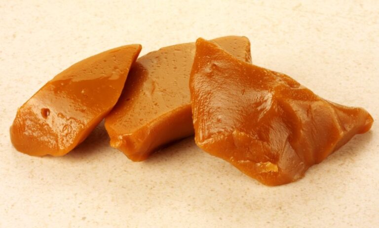 Toffee Chunks on a Counter