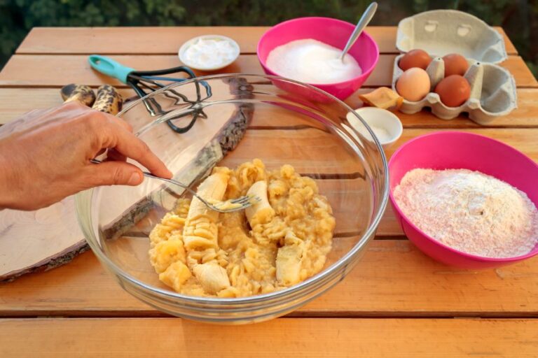 Making Banana Bread