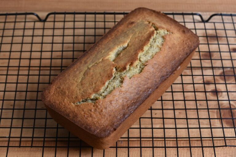 Loaf of Dark Brown Banana Bread