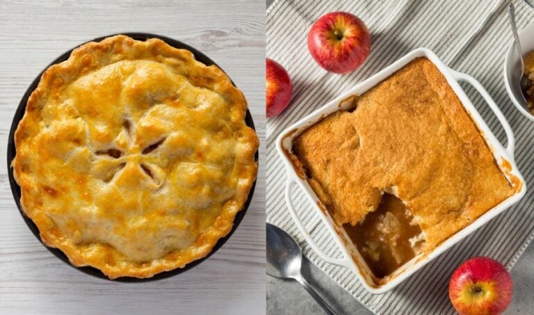 Apple Pie vs Apple Cobbler