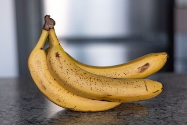 Bananas Ripening on the Counter