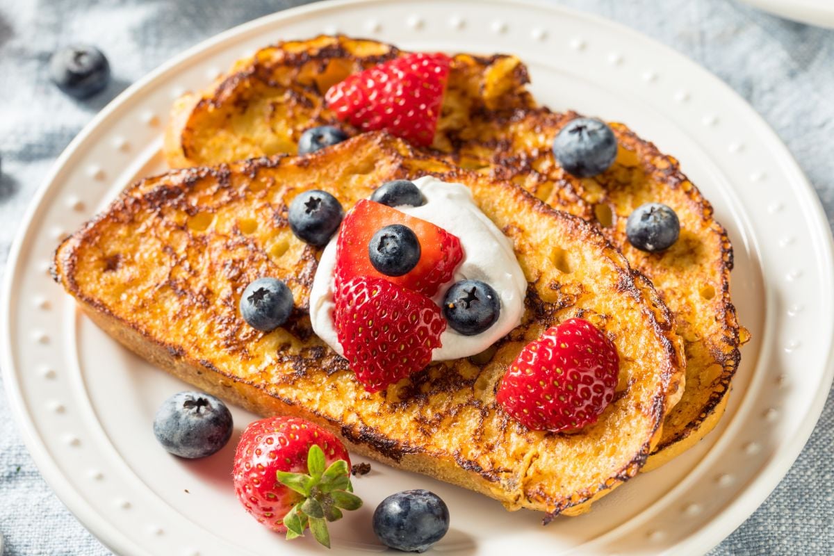 6 Substitutes To Make French Toast Without Vanilla Baking Kneads LLC French Toast Topped With Berries And Whipped Cream