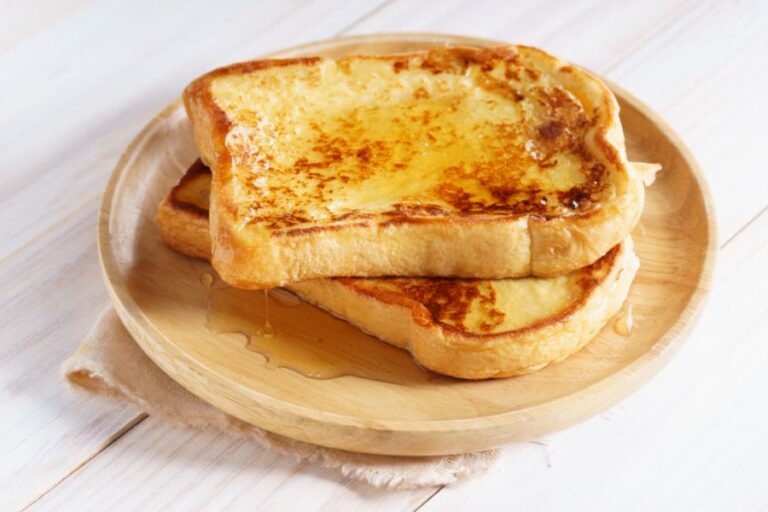 French Toast for One With Honey on Top