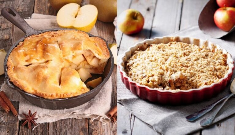 Apple Pie vs Apple Crisp