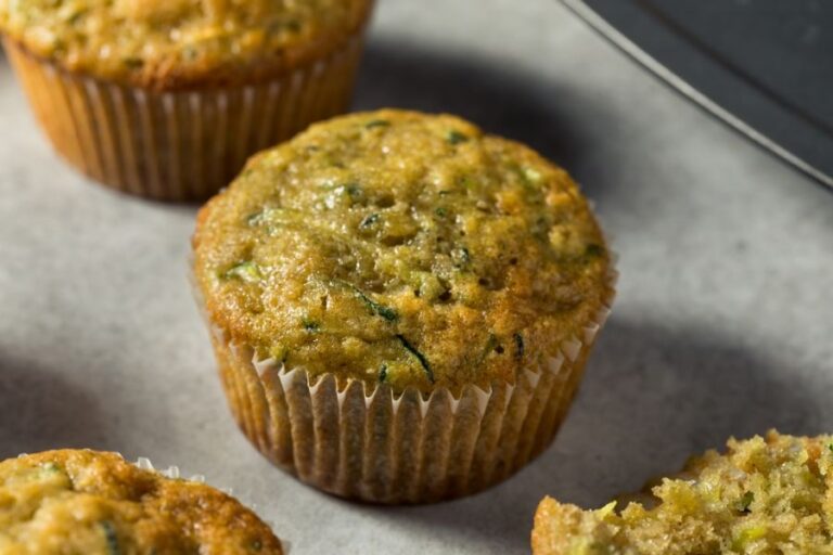 Fresh Baked Zucchini Muffins