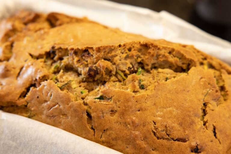 Closeup of Zucchini Bread Fresh From the Oven