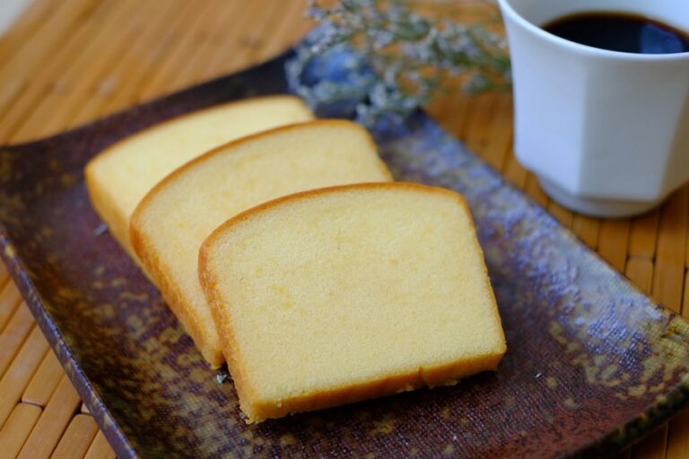 Sliced Pound Cake That is Extremely Dense