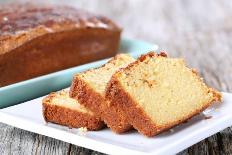 Fresh Slices of Pound Cake