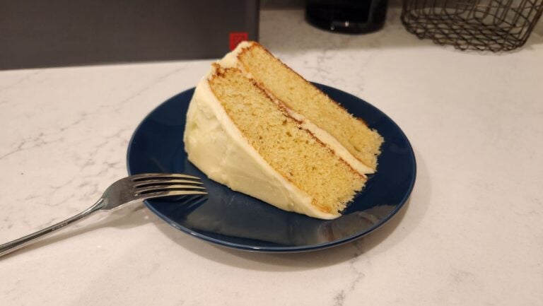 Slice of Vanilla Cake