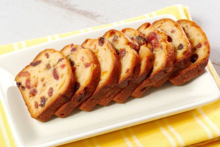 Slices of Fruit Cake That Need to Be Stored