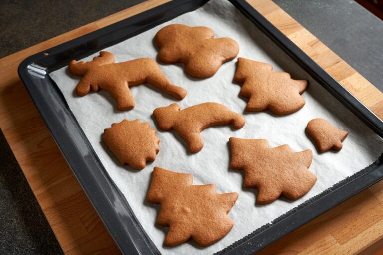 Tray of Gingerbread Cookies