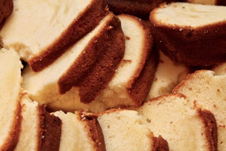 Multiple Slices of Pound Cake