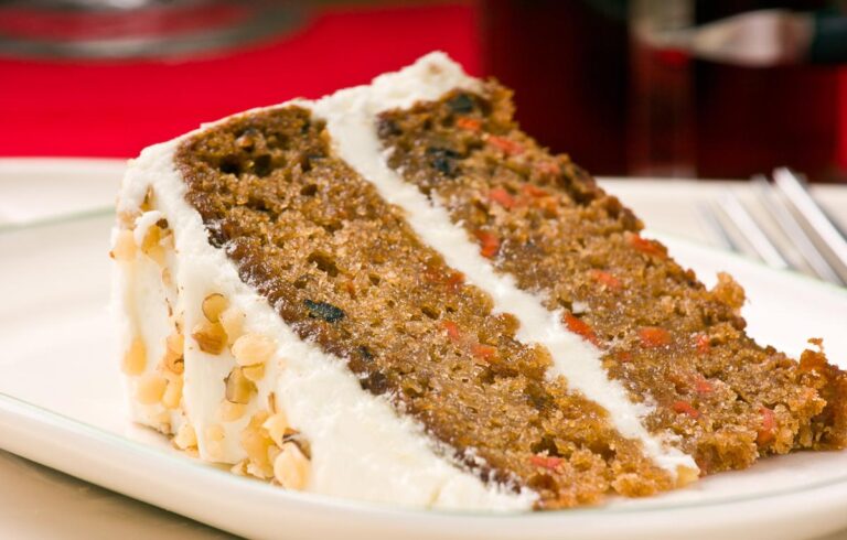 A Slice of Moist Carrot Cake