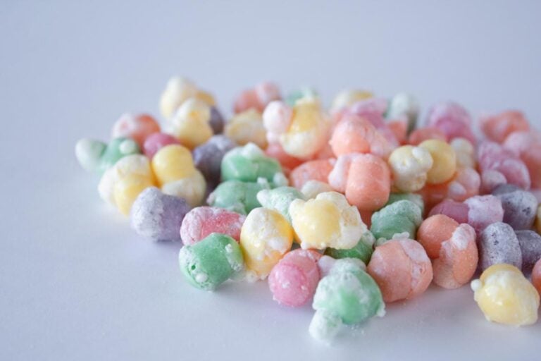 Pastel Colored Freeze Dried Candy