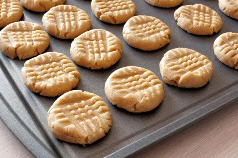 Peanut Butter Cookies Ready to Go in the Oven