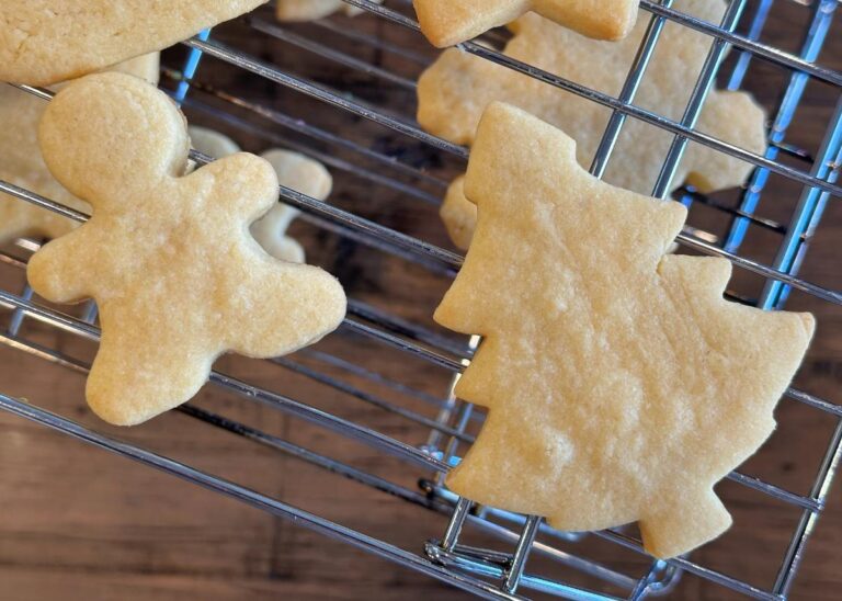 Sugar Cookies on a Cooling Rack