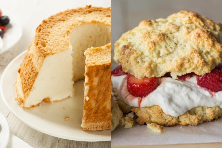Angel Food Cake vs Shortcake