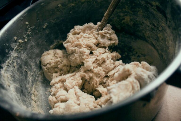 Sugar Cookie Dough Mixed in a Bowl