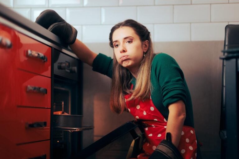 A frustrated baker