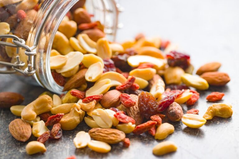 Nuts, seeds, and dried fruit to experiment with baking