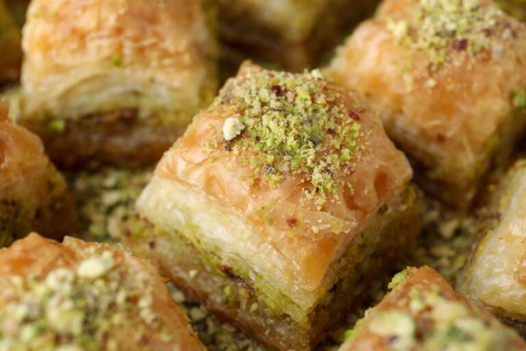 Baklava with pistachios