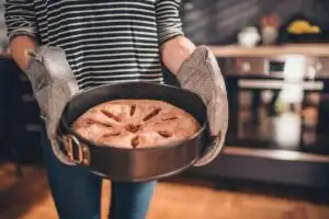 A fresh apple pie