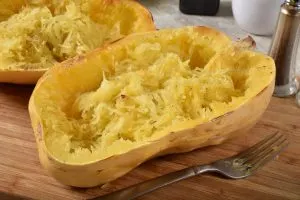 Baked spaghetti squash